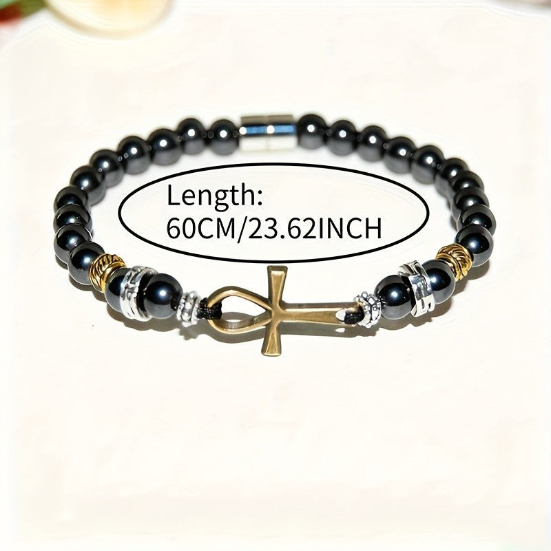 Vintage Ankh Cross Bracelet