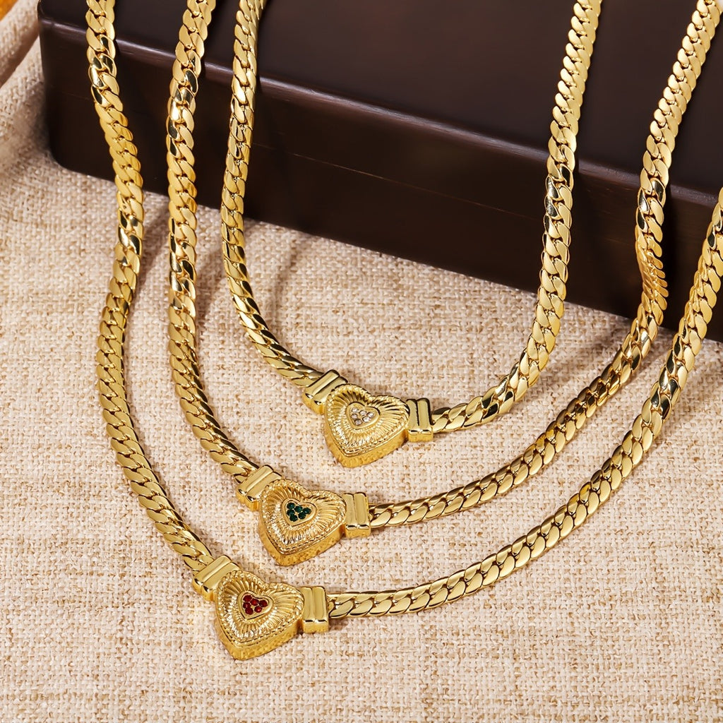 18k Heart Pendant Necklace