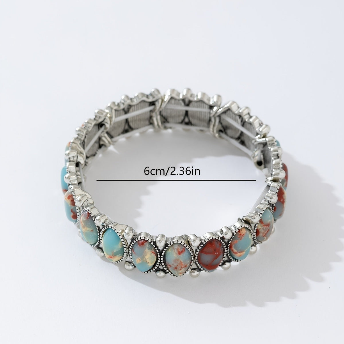 Vintage Turquoise Marquise Bracelet