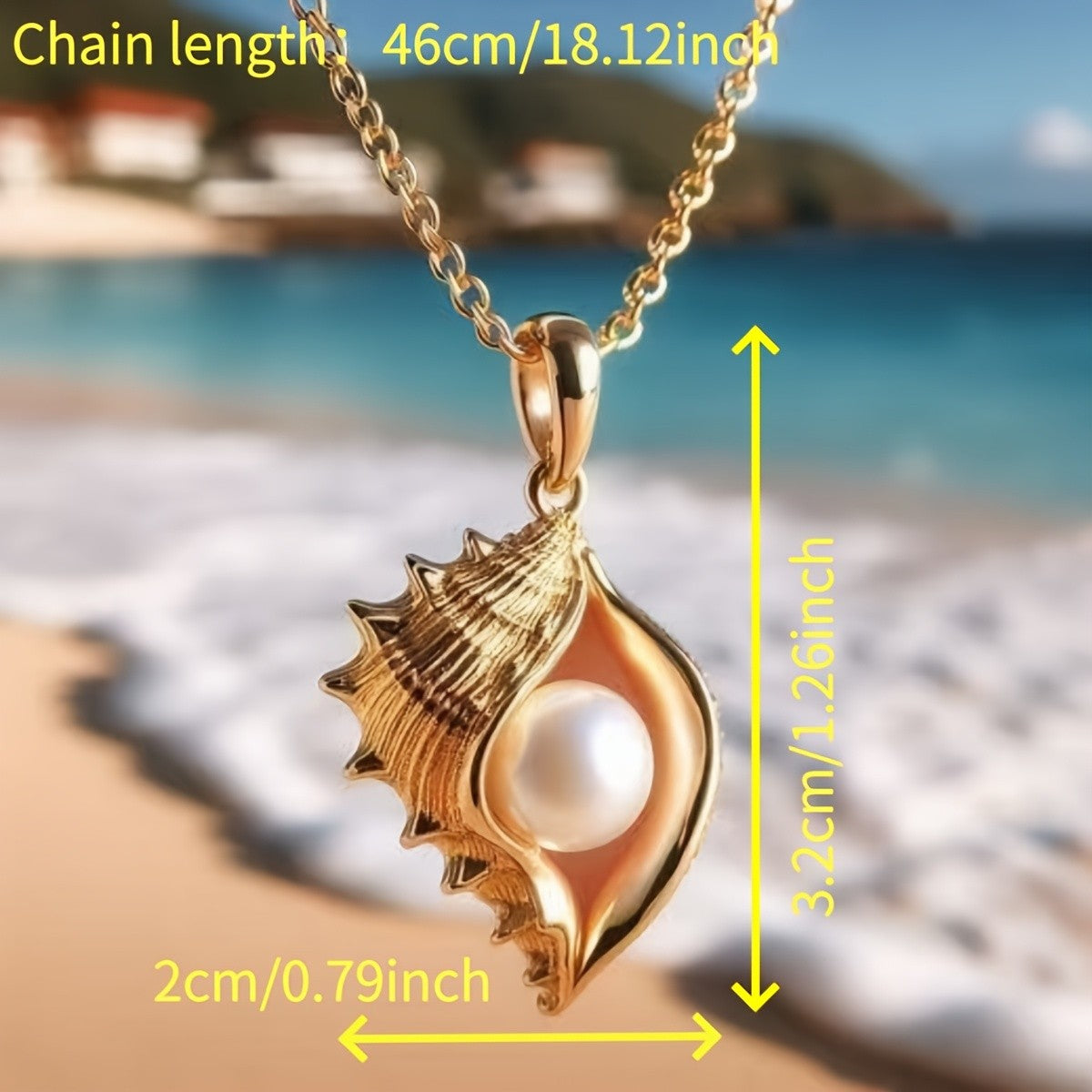 Elegant Conch Shell Necklace