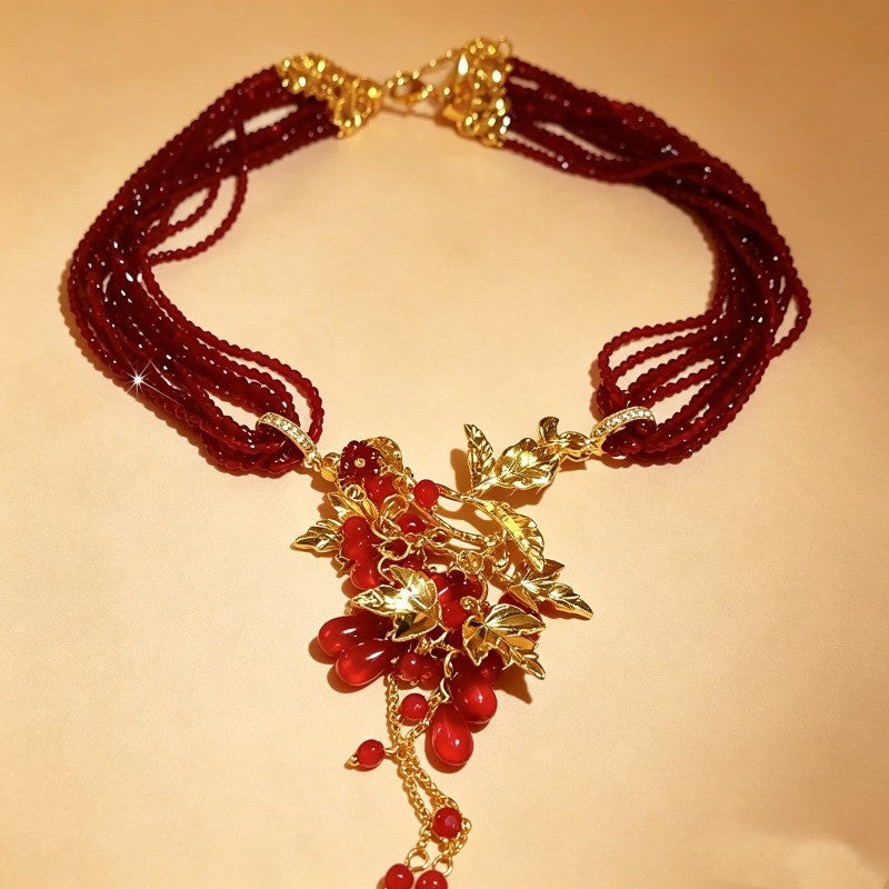 Elegant Grape Vine Necklace