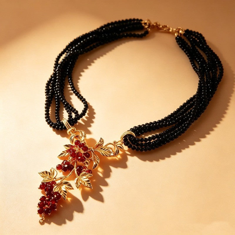 Elegant Grape Vine Necklace