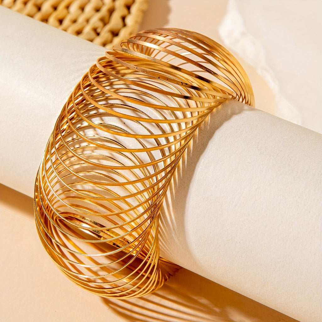 18k Geometric Woven Bracelet