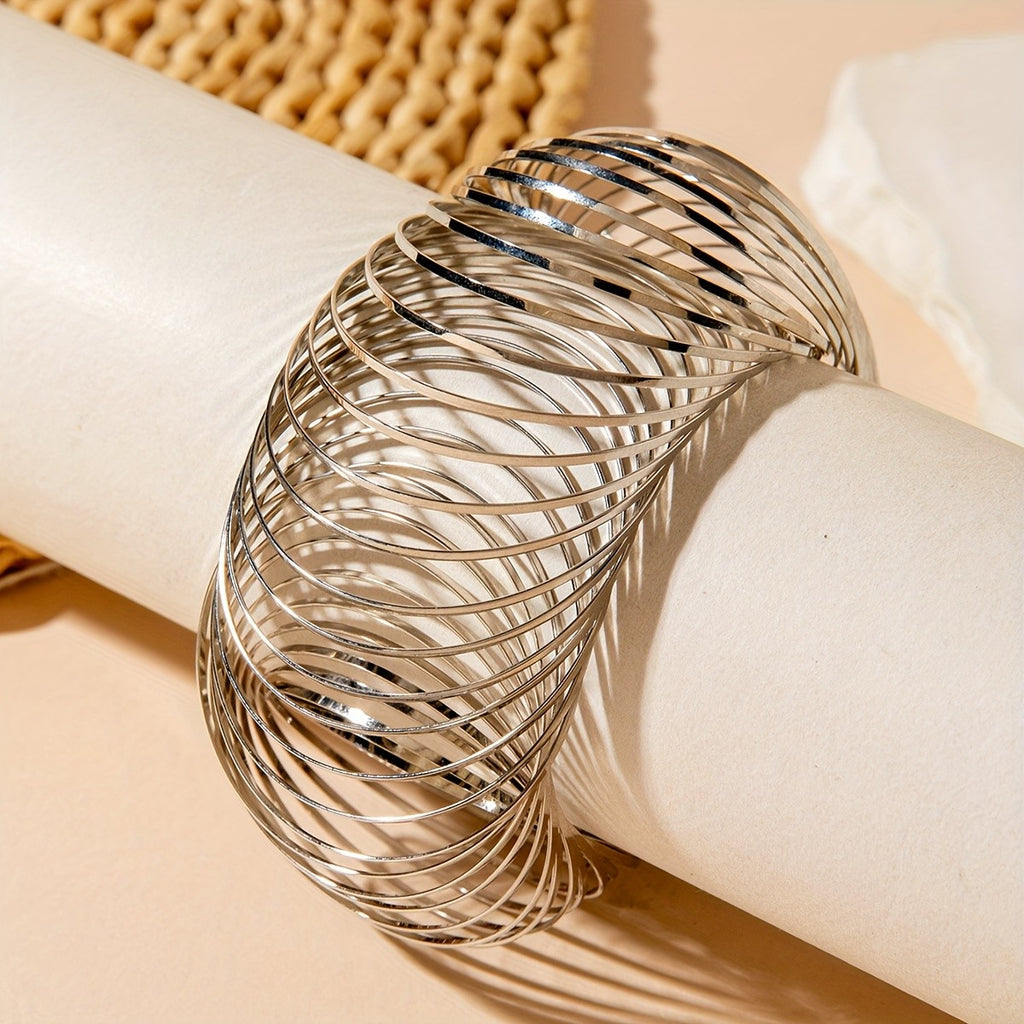 18k Geometric Woven Bracelet