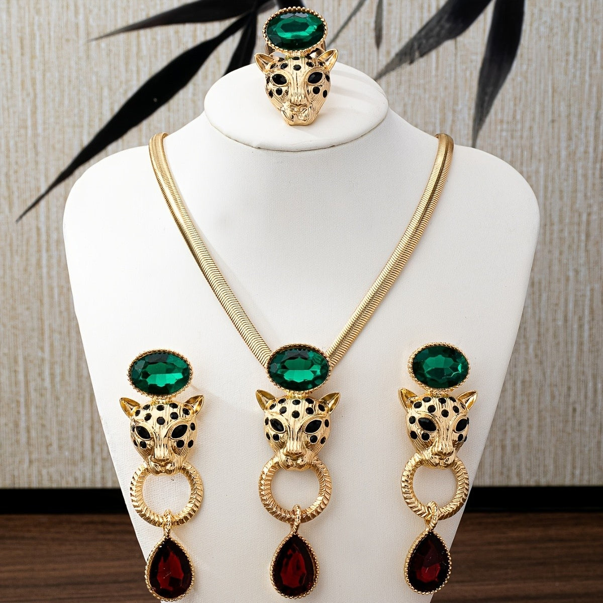 18k Boho Cheetah Jewelry Set