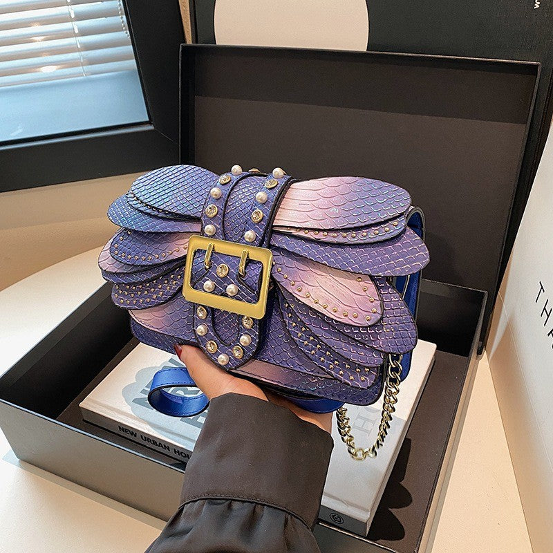 Iridescent Butterfly Crossbody Bag