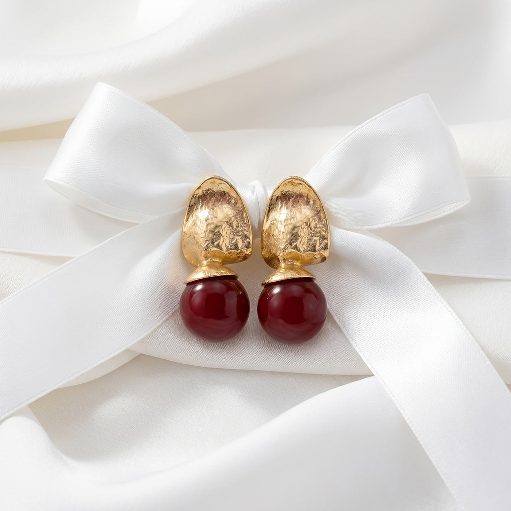 18k Elegant Drop Earrings