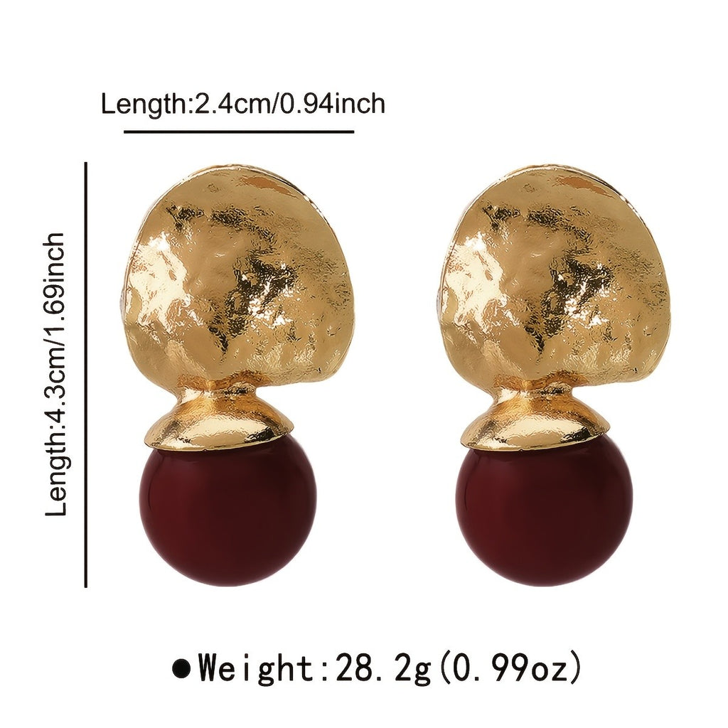 18k Elegant Drop Earrings