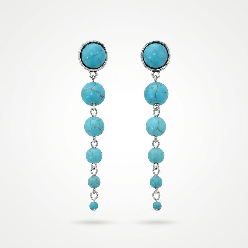 Vintage Turquoise Drop Earrings
