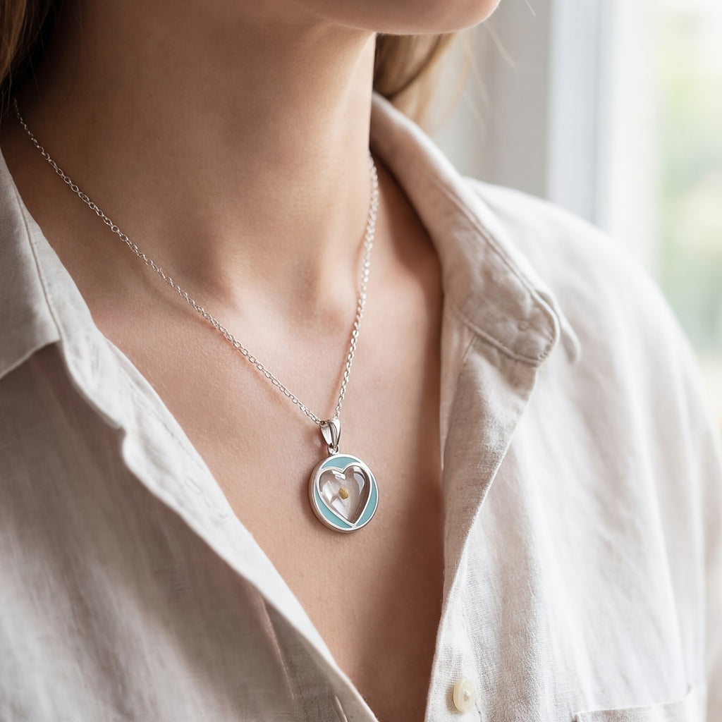 Elegant Heart Locket Necklace