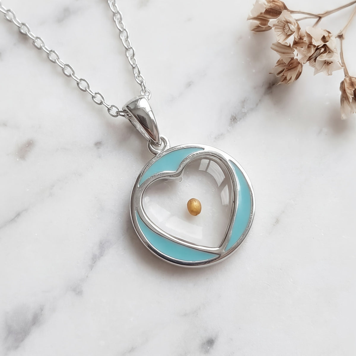 Elegant Heart Locket Necklace