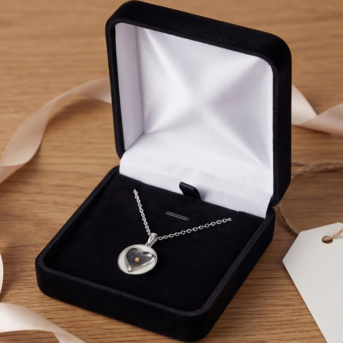 Elegant Heart Locket Necklace