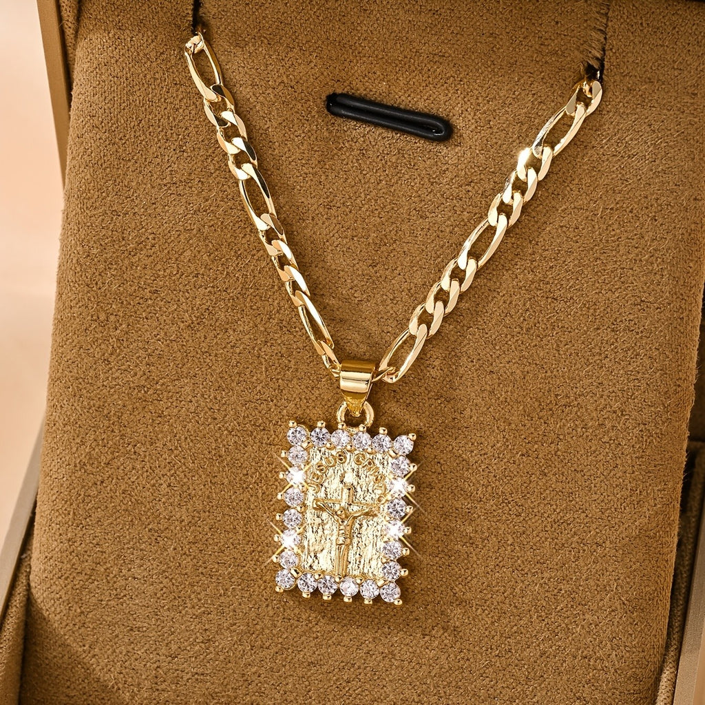 14k Elegant Cross Necklace