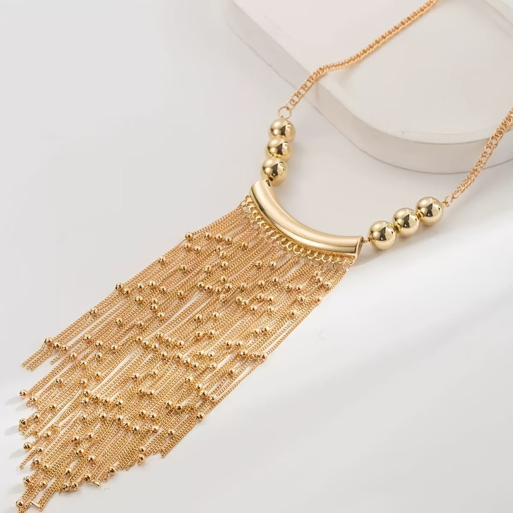 18k Elegant Tassel Necklace