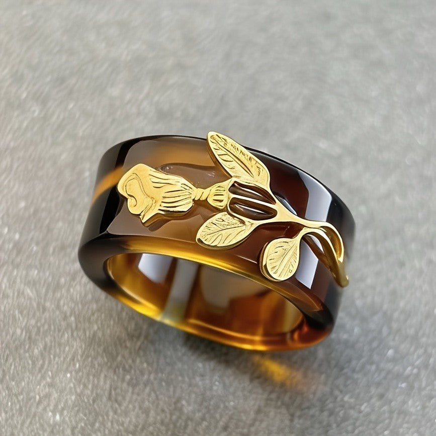 18k Pastoral Rose Ring