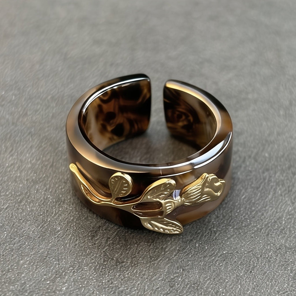 18k Pastoral Rose Ring
