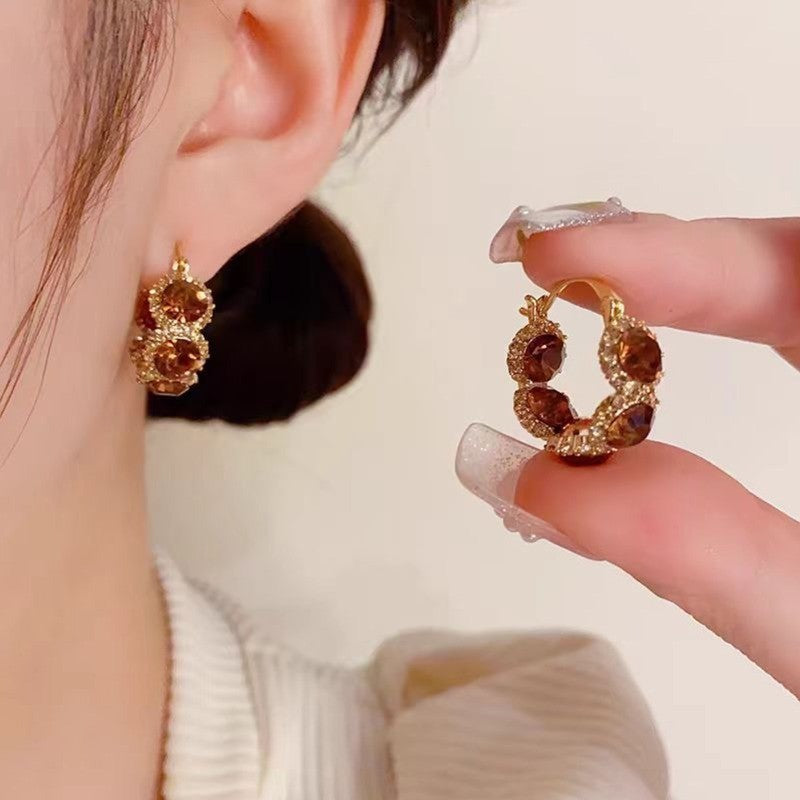 Elegant Vintage Hoop Earrings