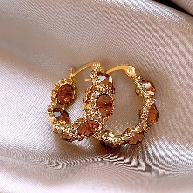 Elegant Vintage Hoop Earrings