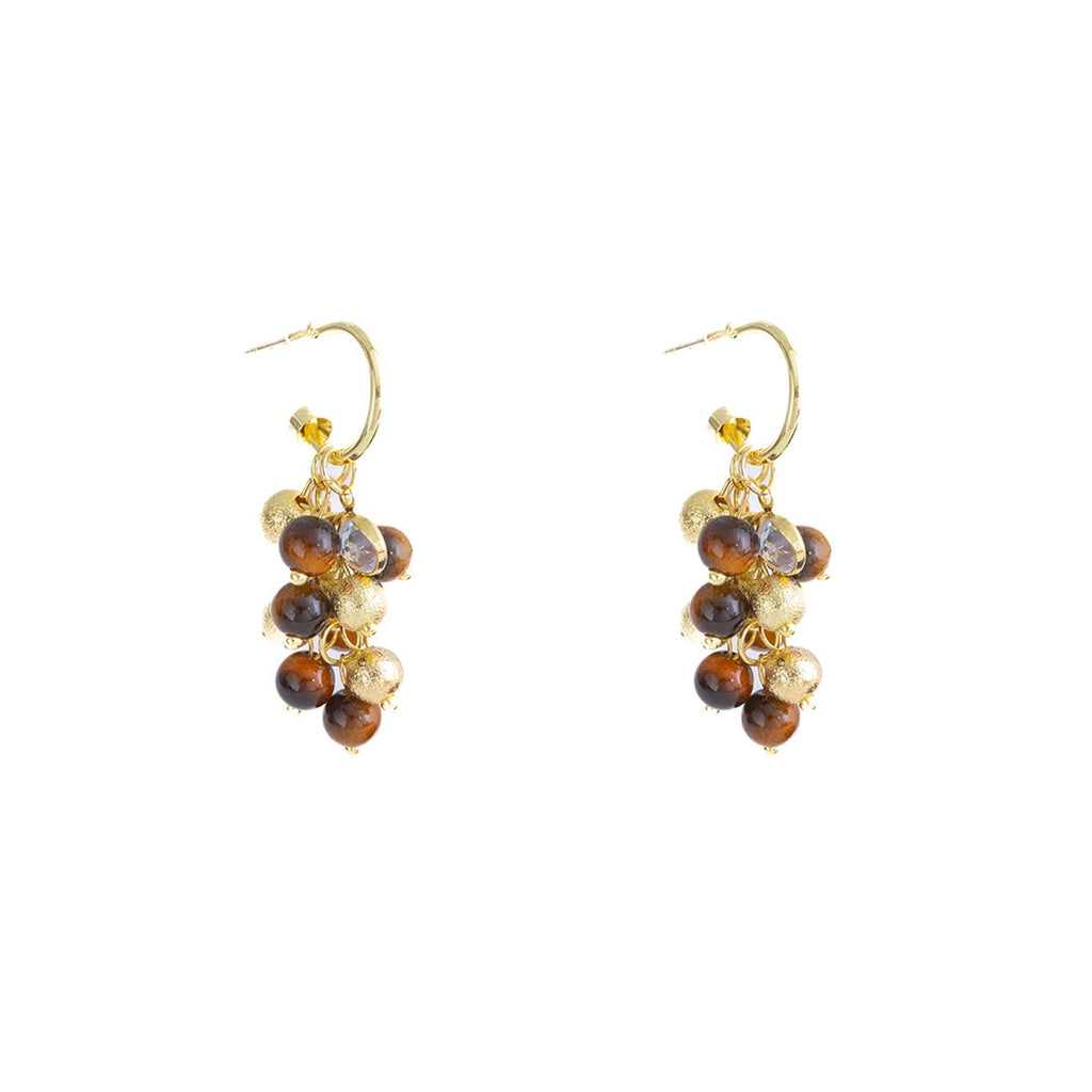 Vintage Grape Cluster Earrings