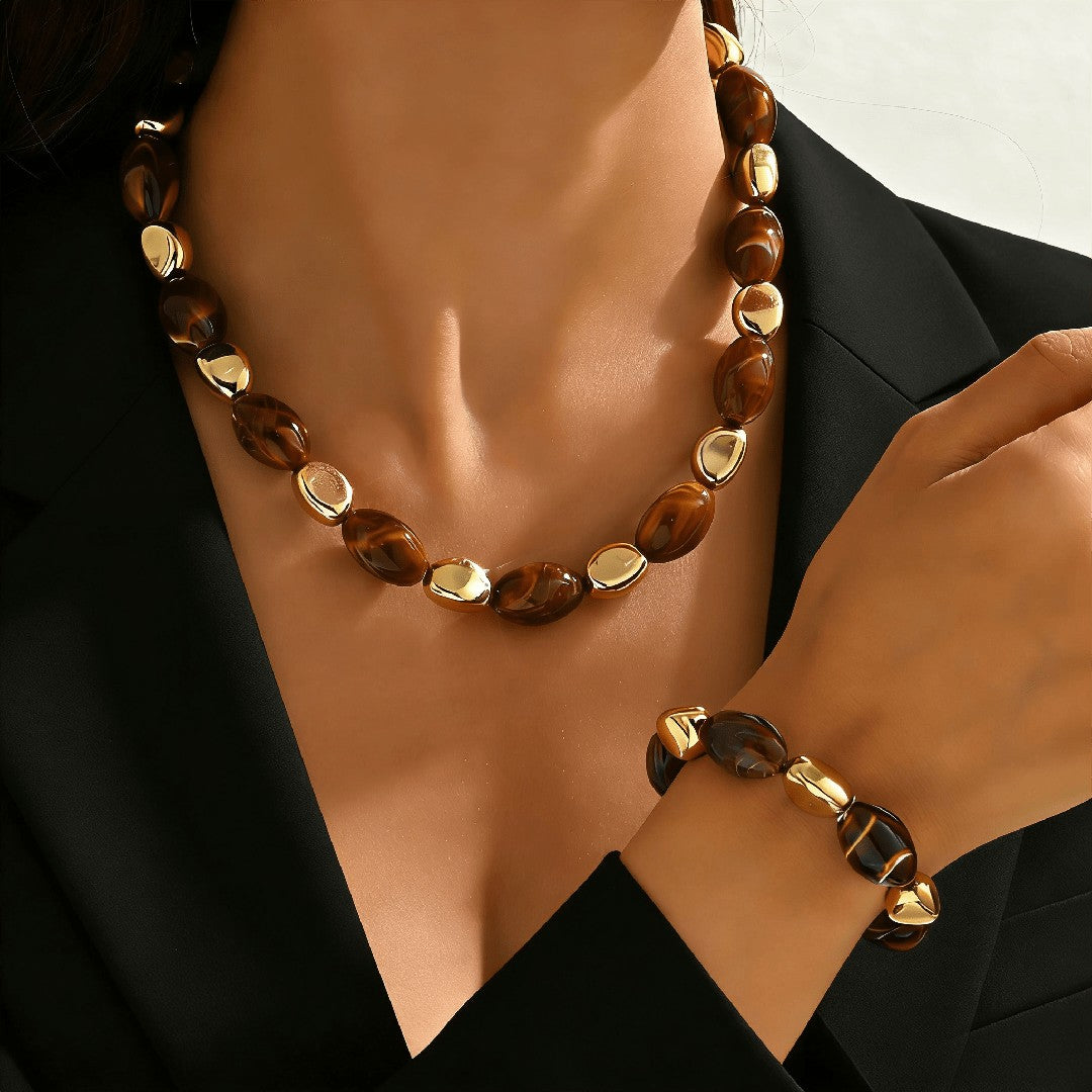 Vintage Resin Jewelry Set