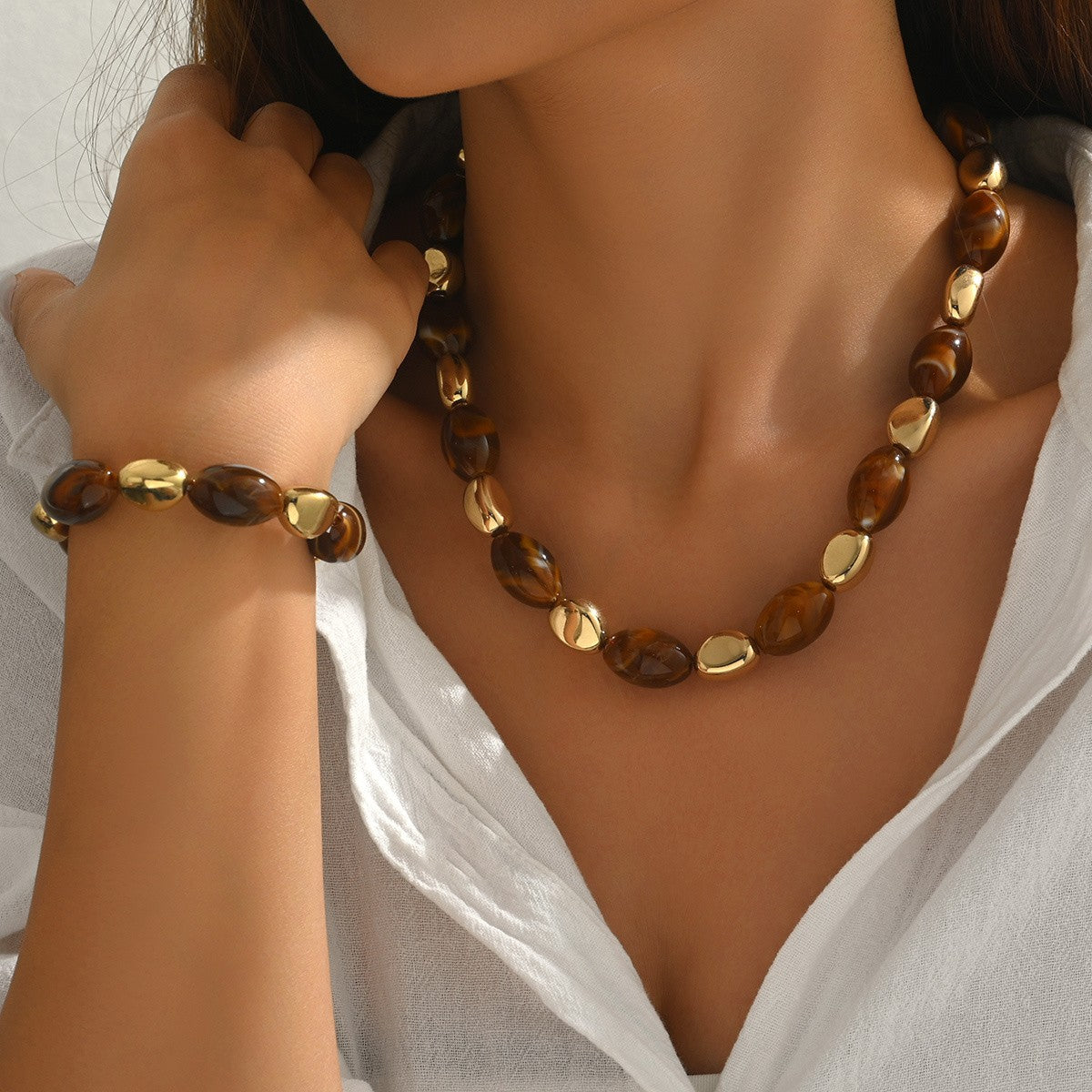 Vintage Resin Jewelry Set