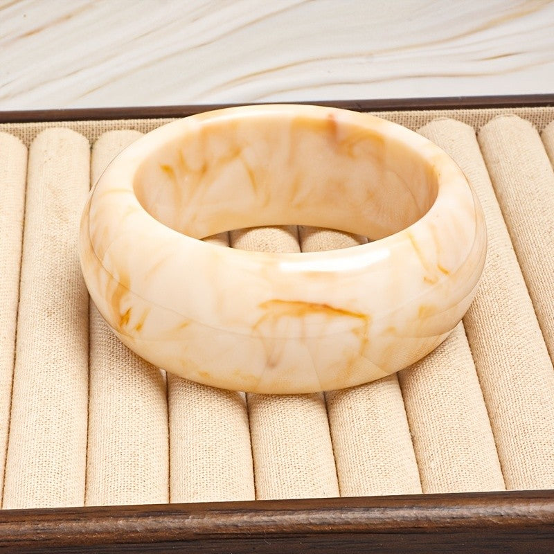 3PC Vintage Resin Bangle Set