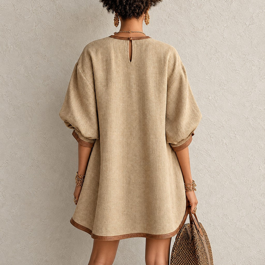 Vintage Loose Pocket Dress