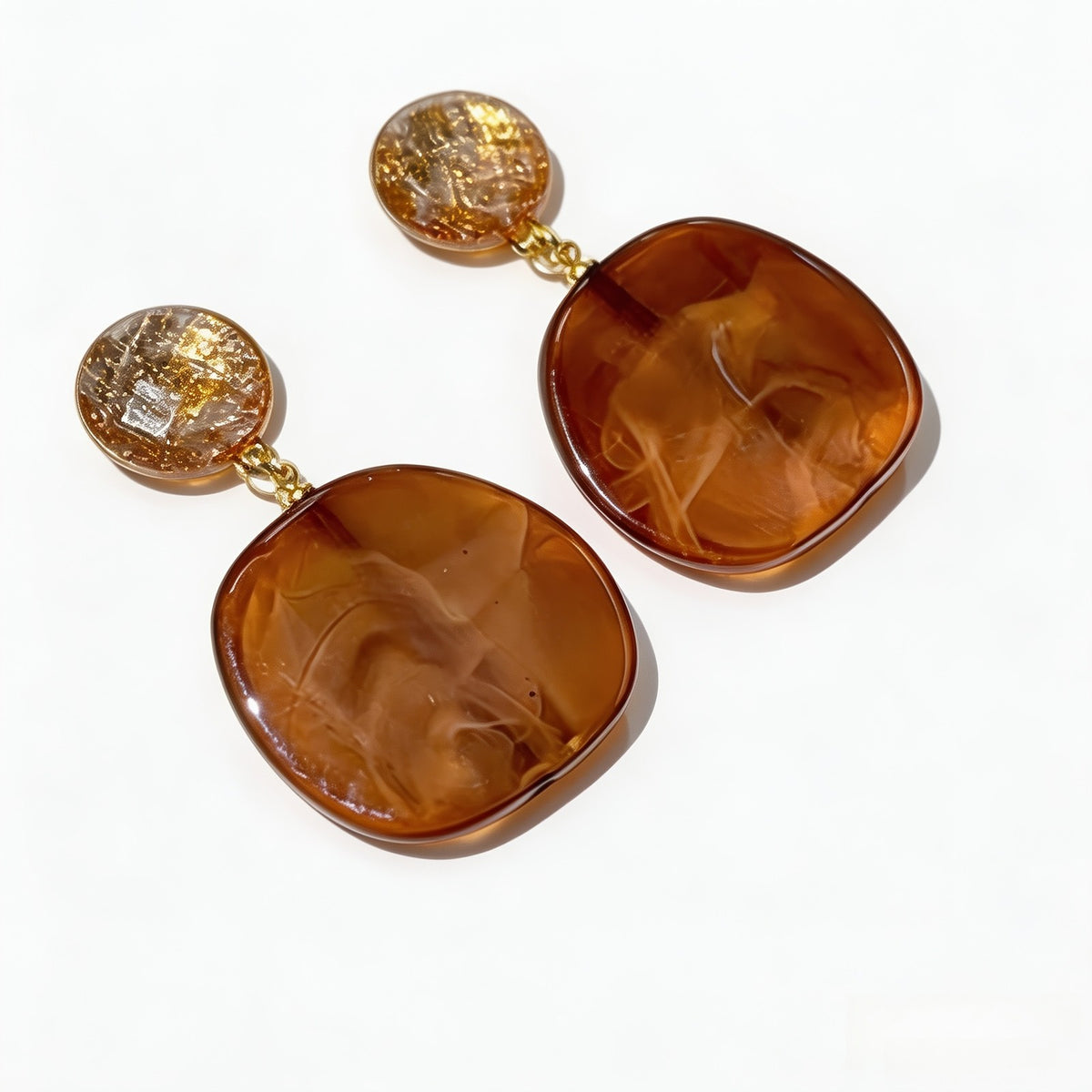 Vintage Resin Drop Earrings