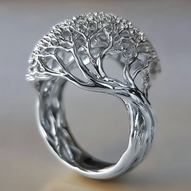 18k Vintage Tree Ring