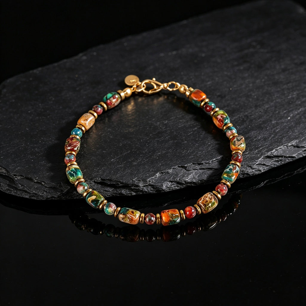 Boho Multicolor Stone Bracelet