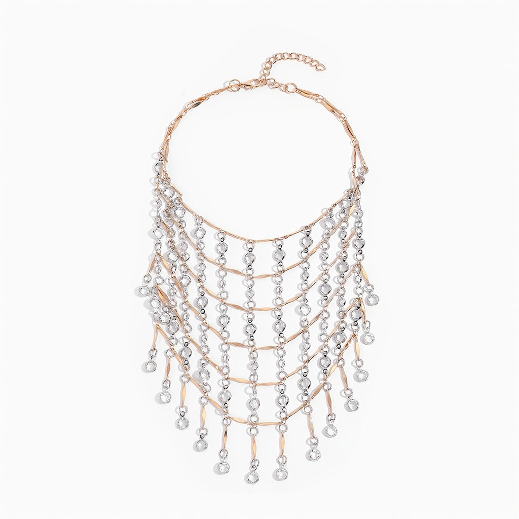 Vintage Multi-Layer Drop Necklace