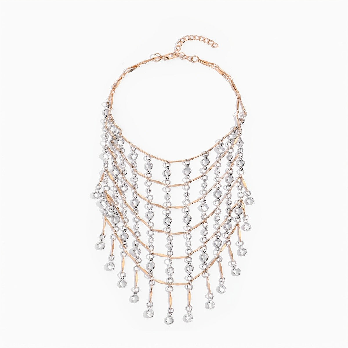 Vintage Multi-Layer Drop Necklace