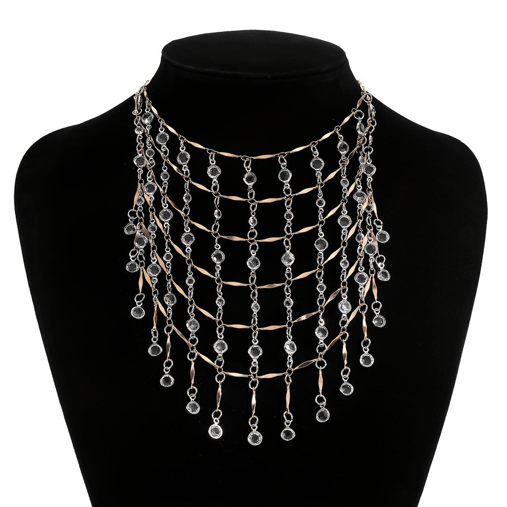Vintage Multi-Layer Drop Necklace