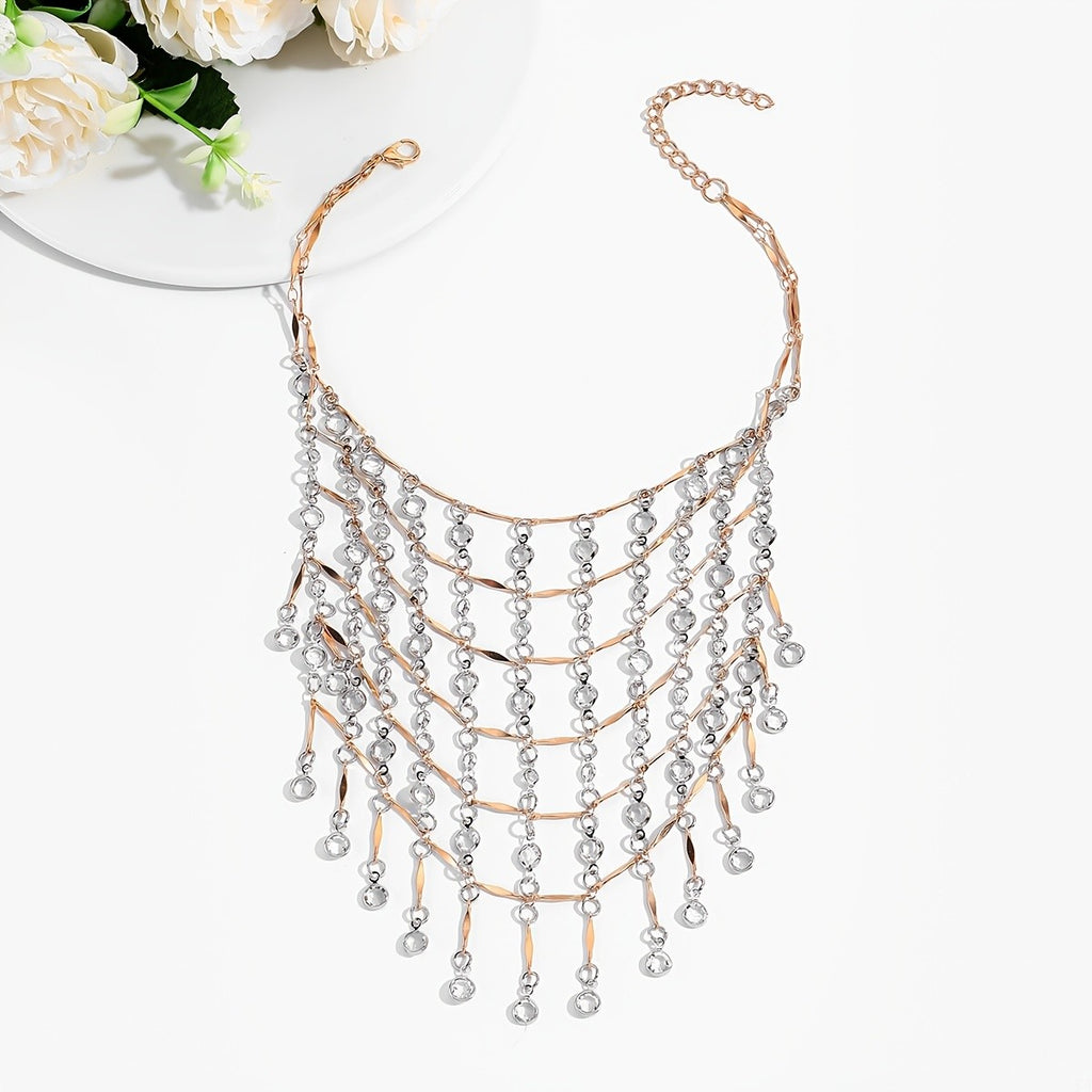 Vintage Multi-Layer Drop Necklace