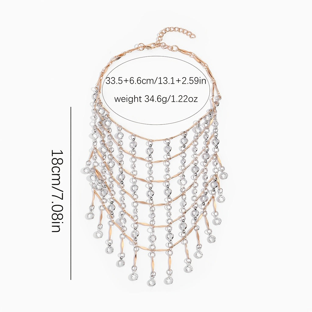 Vintage Multi-Layer Drop Necklace