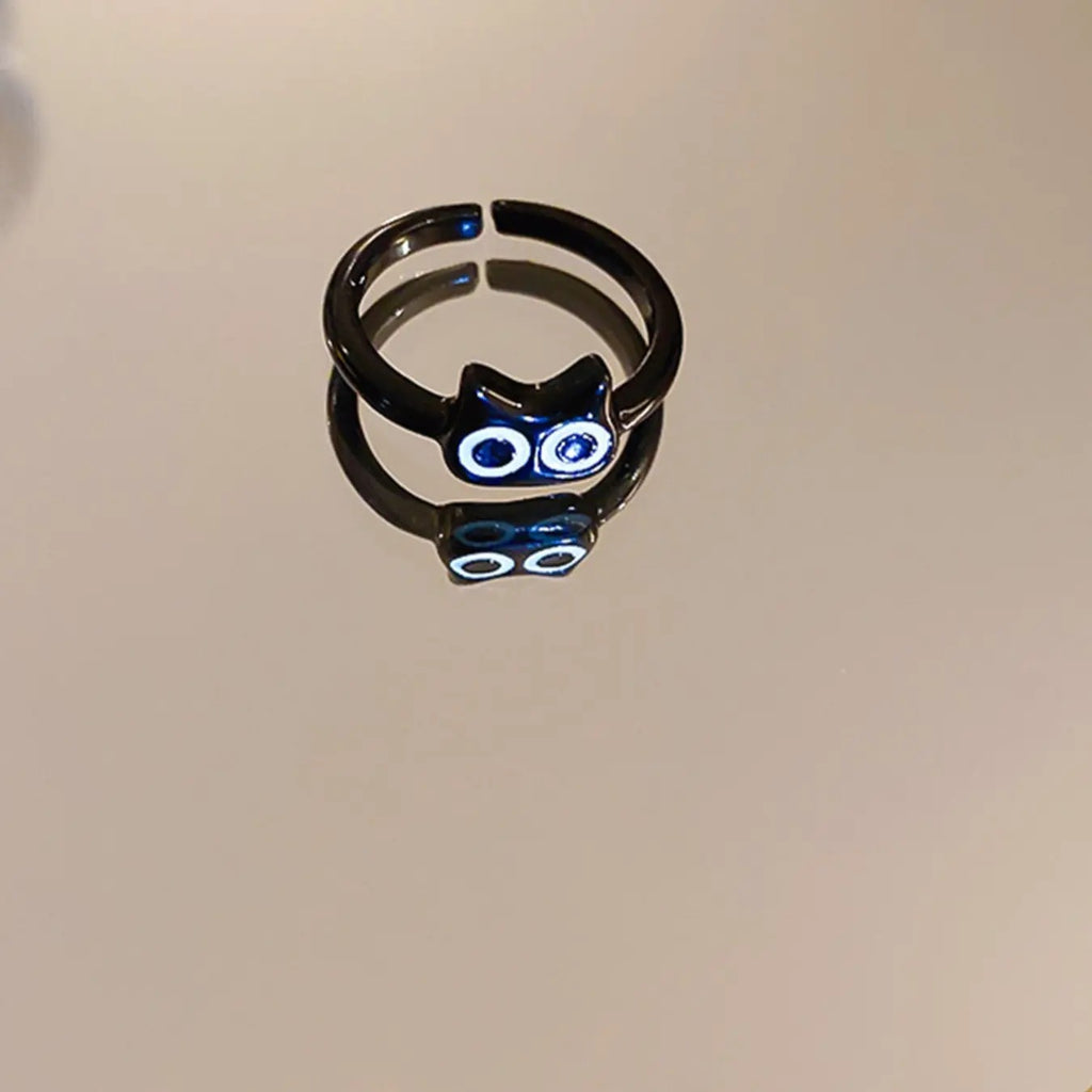 Cute Cat Face Ring