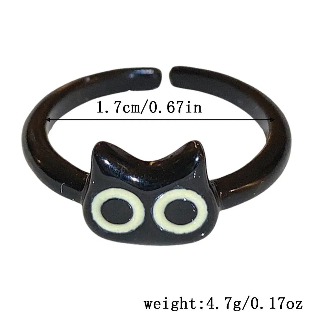 Cute Cat Face Ring