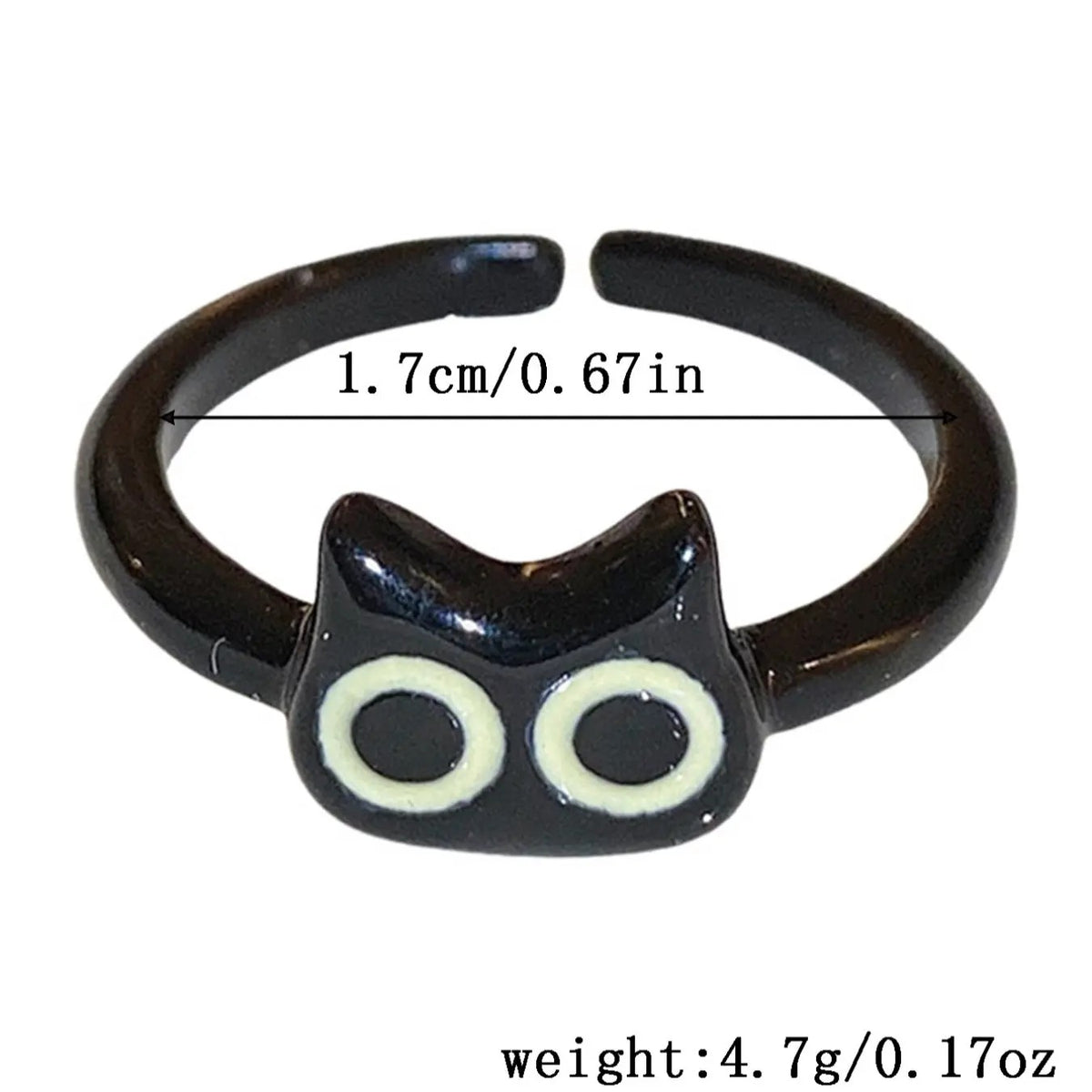 Cute Cat Face Ring