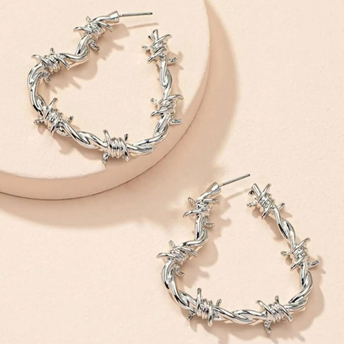 Twisted Vine Hoop Earrings