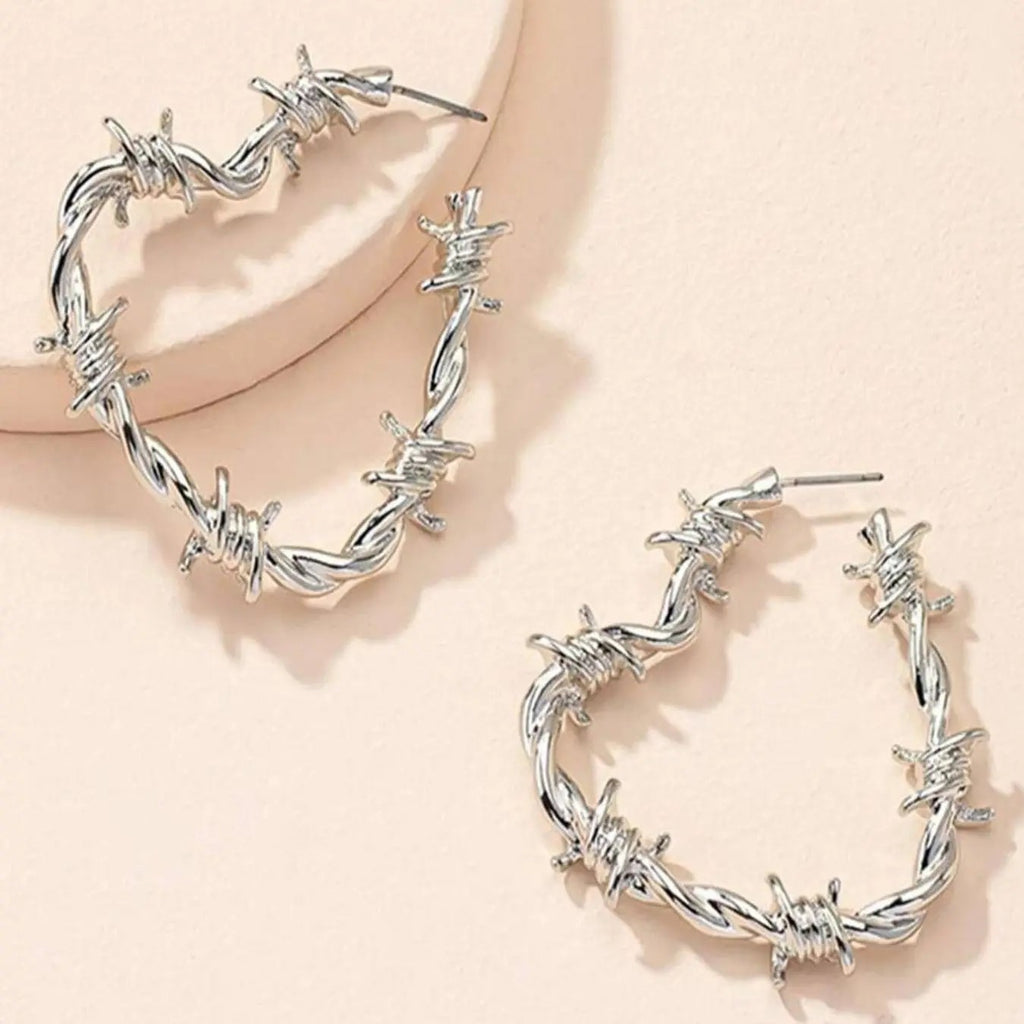 Twisted Vine Hoop Earrings