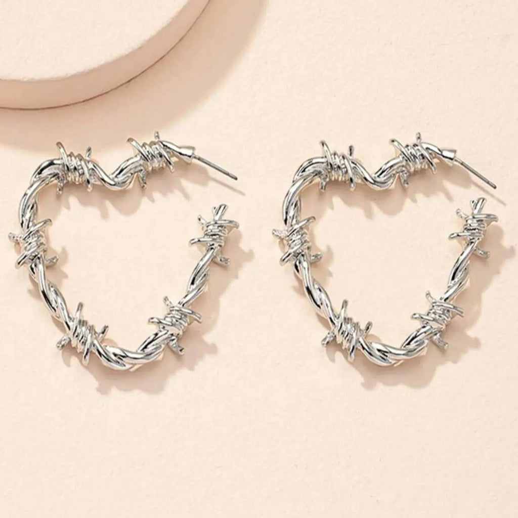Twisted Vine Hoop Earrings