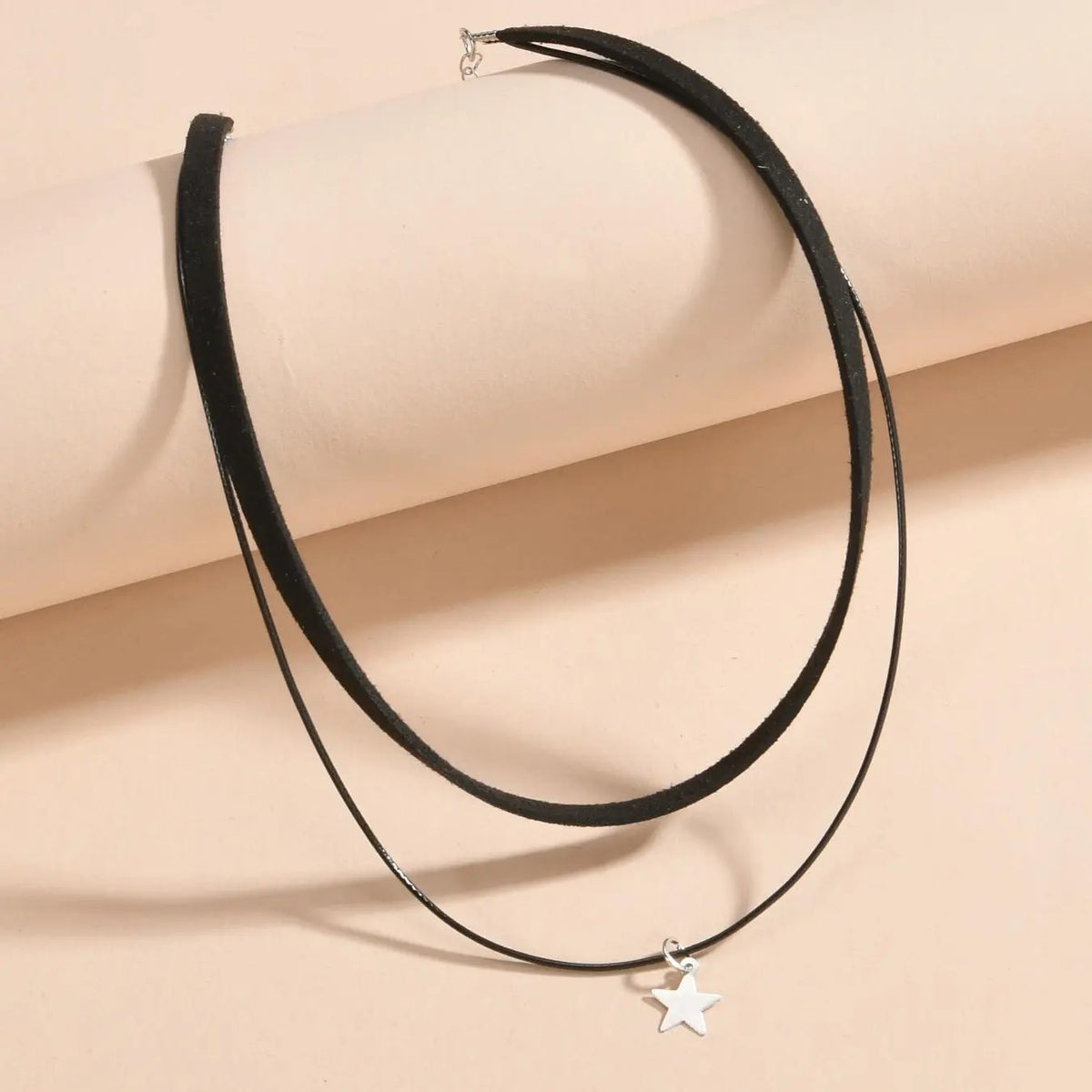 Minimal Star Choker Necklace