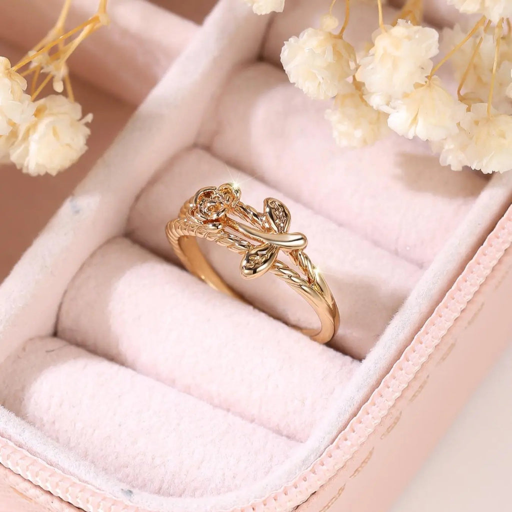 Elegant Rose Ring