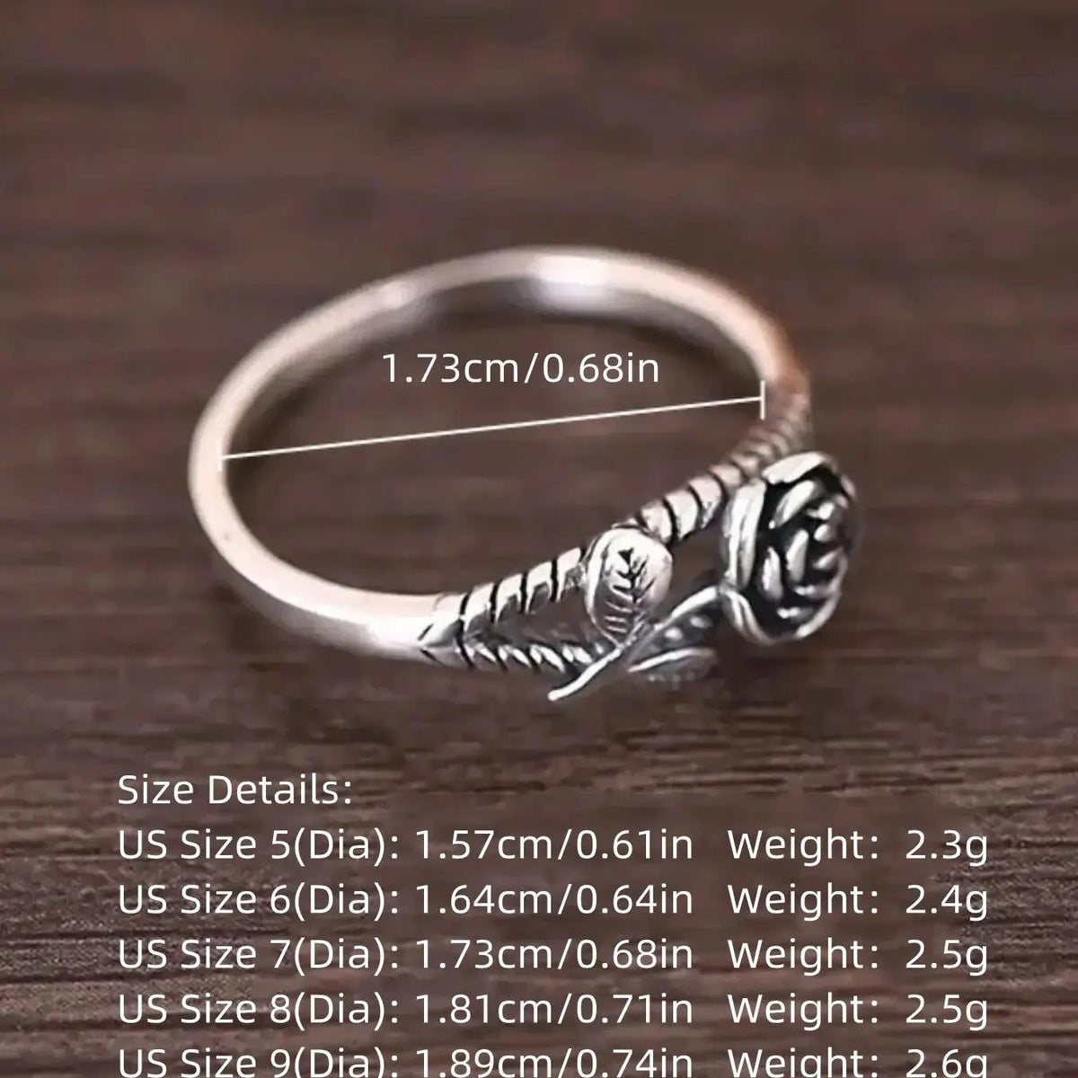 Elegant Rose Ring
