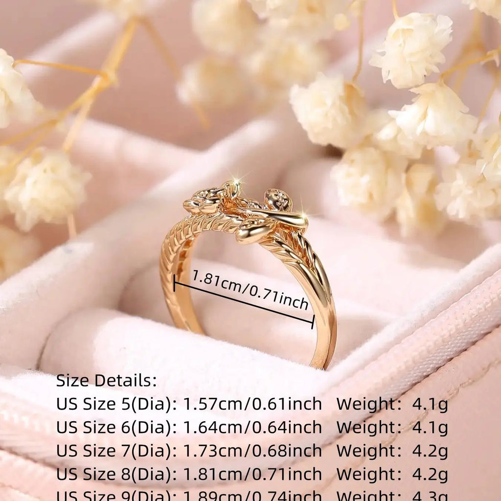 Elegant Rose Ring