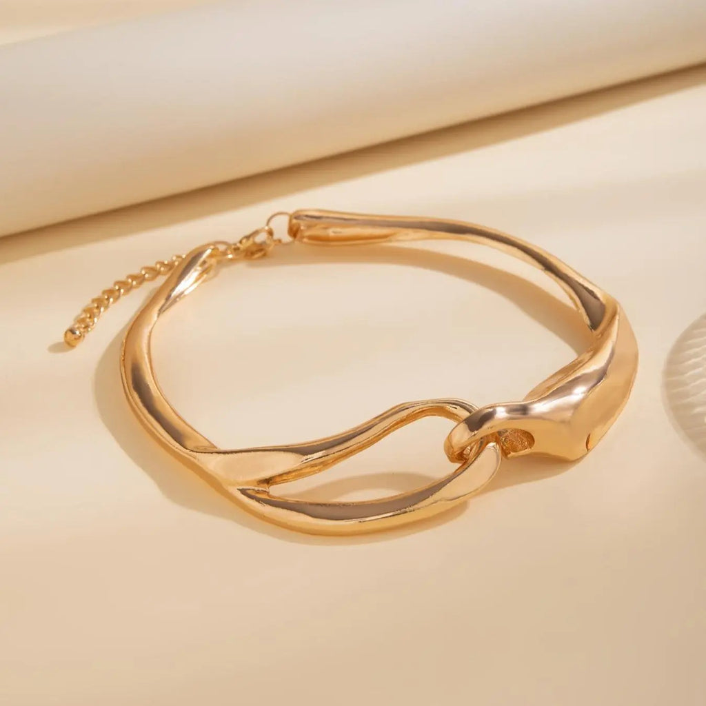 18k Elegant Link Necklace