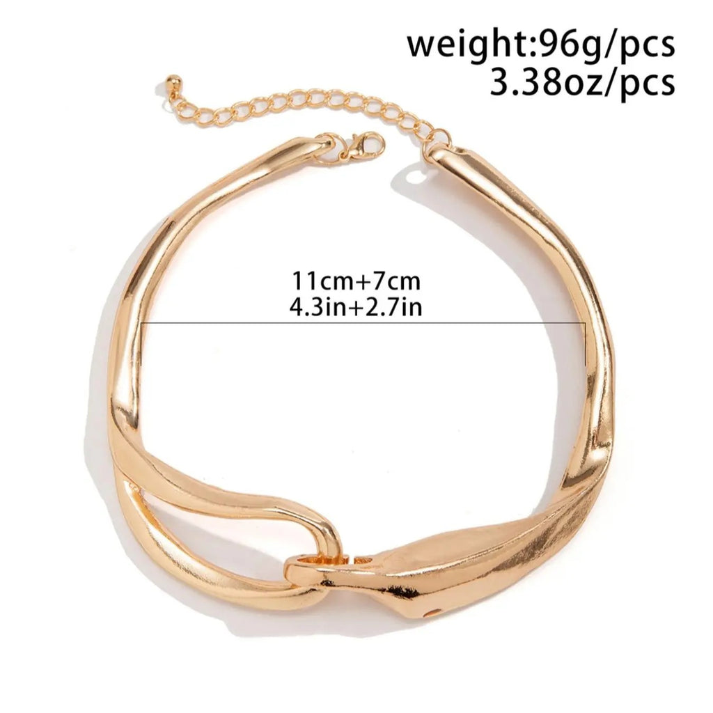 18k Elegant Link Necklace