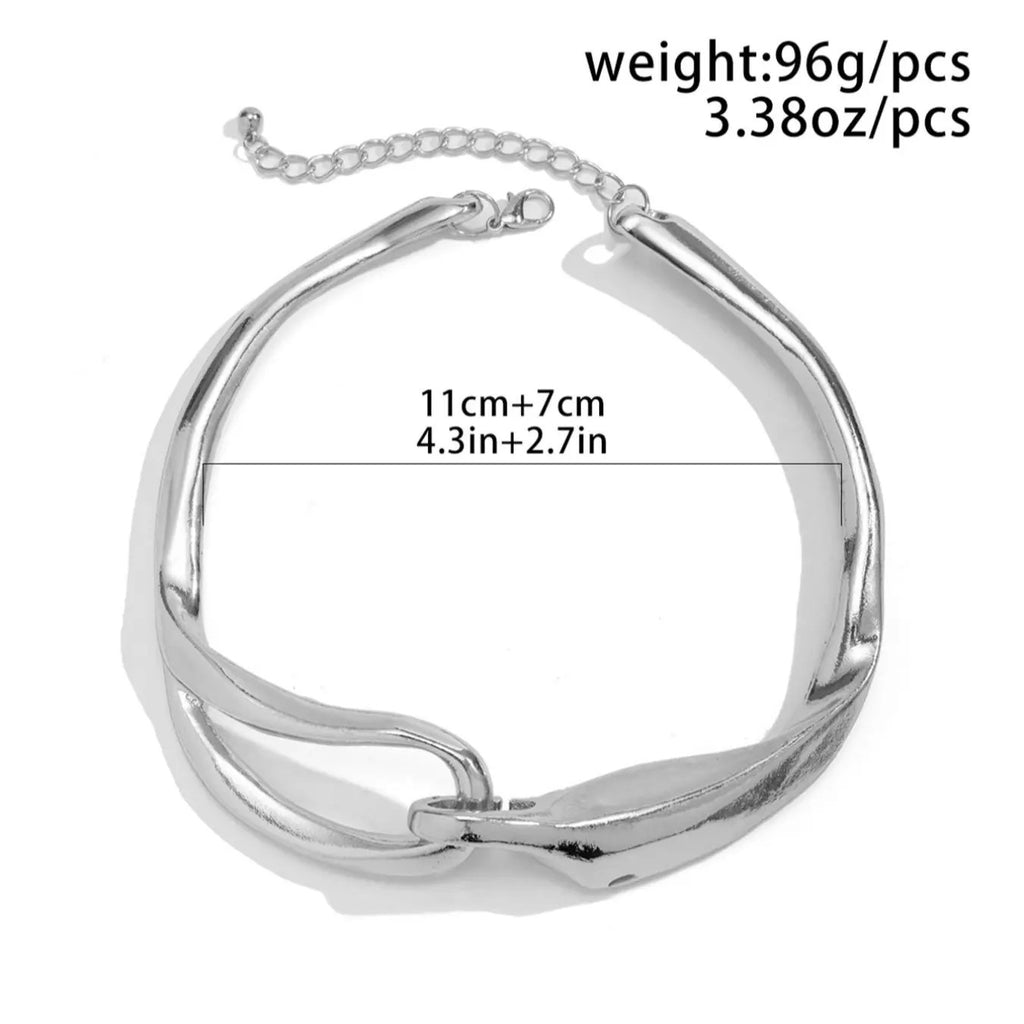 18k Elegant Link Necklace