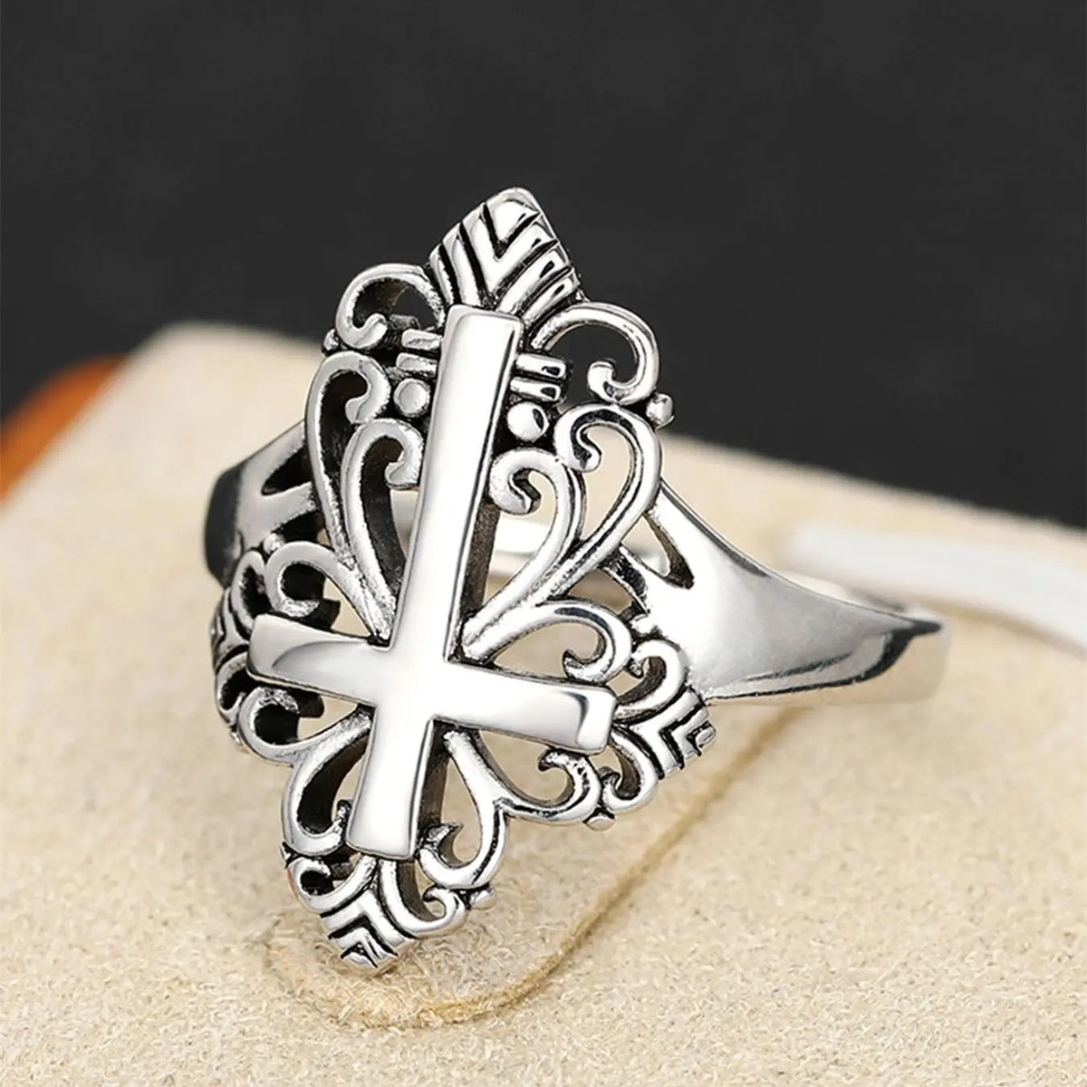 Vintage Cross Ring