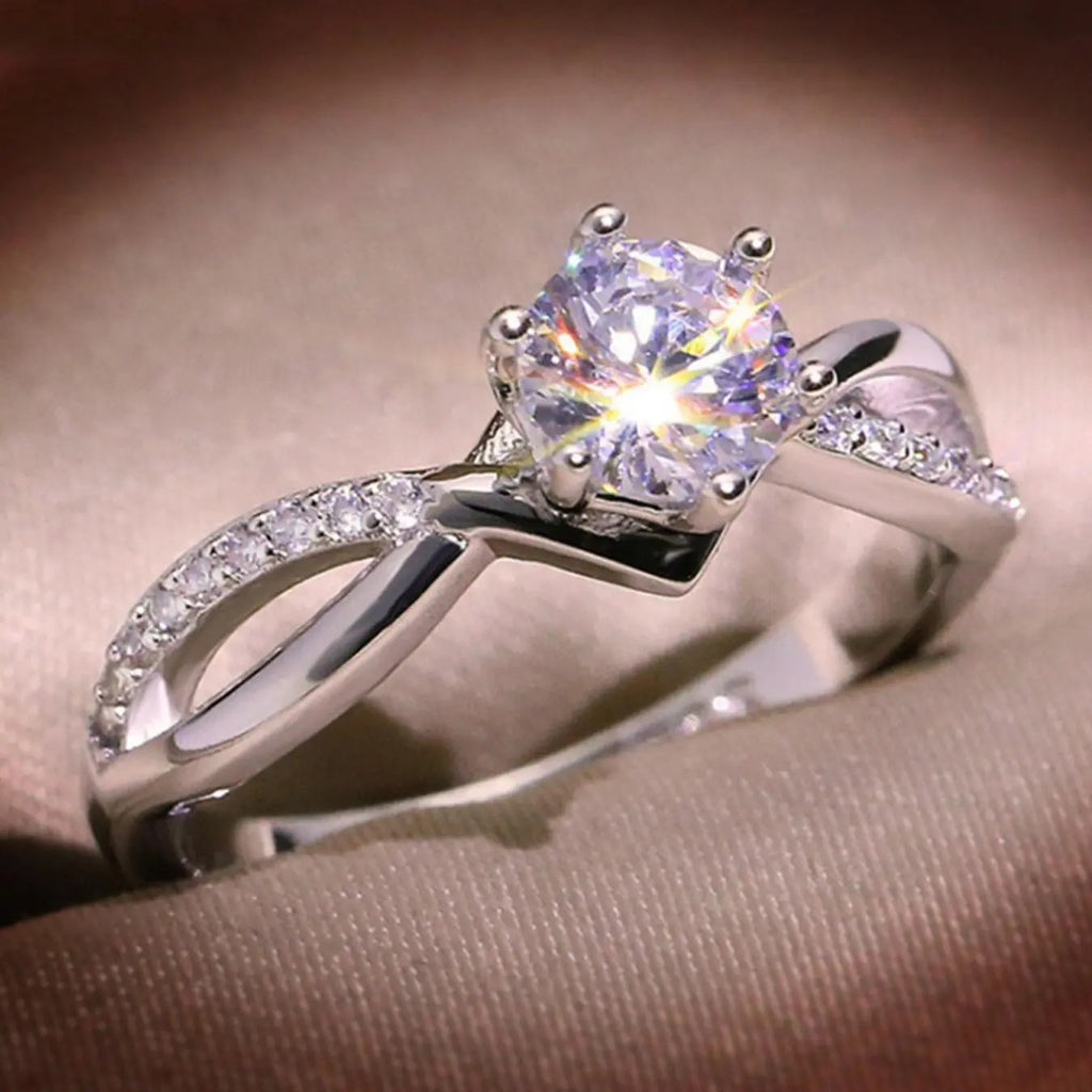 Geometric Criss Cross Ring